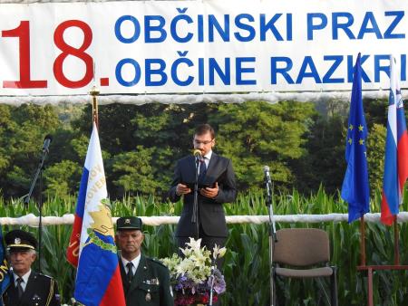 Osrednja občinska proslava ob 18. občinskem prazniku Občine Razkrižje, slovesnost ob odhodu JLA iz SV Slovenije in 25-letnici slovenske samostojnosti 17